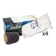 Kiwigrip KG-4WP-R 4 - 1 ltr Pouches with 4 in. Roller - White