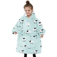 thumbnail image 1 of Sudadera con capucha NOUKOW para niños de 6 a 10 años, franela sherpa, 1 of 7