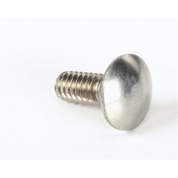 0.25-20 x 0.62 in. Carriage Serrated Bolt