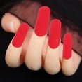 thumbnail image 2 of 1 hoja / 20 piezas de color sólido adhesivo para decoración de uñas con encanto calcomanía de uñas decoración DIY accesorio de manicura para mujeres y niñas (rojo), 2 of 6