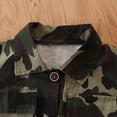 thumbnail image 5 of KYAIGUO 1-7T Girls Spring Camouflage Trench Coat for Kids Toddler,Baby Long Sleeve Knee-Length Outerwear Classic Button down T-Shirt Jacket Overcoat Fall Single Breasted Windbreaker with Bow-Tie Belt, 5 of 10