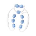 thumbnail image 4 of Tachiuwa Rouleau de Musculation à 9 Roues, Rouleau Masseur Polyvalent pour Jambes, pour Mollets, Poignet, Bras, Bleu, 4 of 9