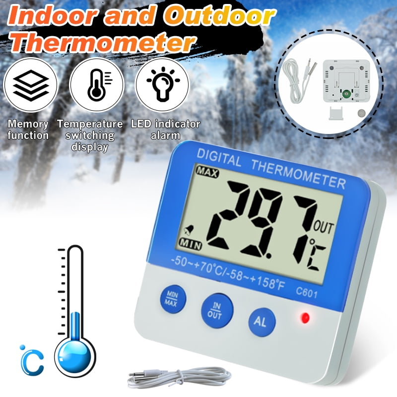 1.5V Digital Thermometers Household Indoor Outdoor Thermometers