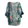thumbnail image 4 of Aloohaidyvio Sweatshirts Womens Summer Puff Sleeve Cardigan Loose Casual Blouse Summer Trendy Tops, 4 of 4