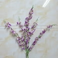 thumbnail image 4 of FOULEZRE 5Pcs Artificial Orchid Flowers Garden DIY Decor, Simulation Oncidium Phalaenopsis Party Wedding Holiday Home Decoration Flowers, 4 of 7