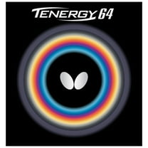 Butterfly Tenergy 64 Table Tennis Rubber, 2.1mm, Red