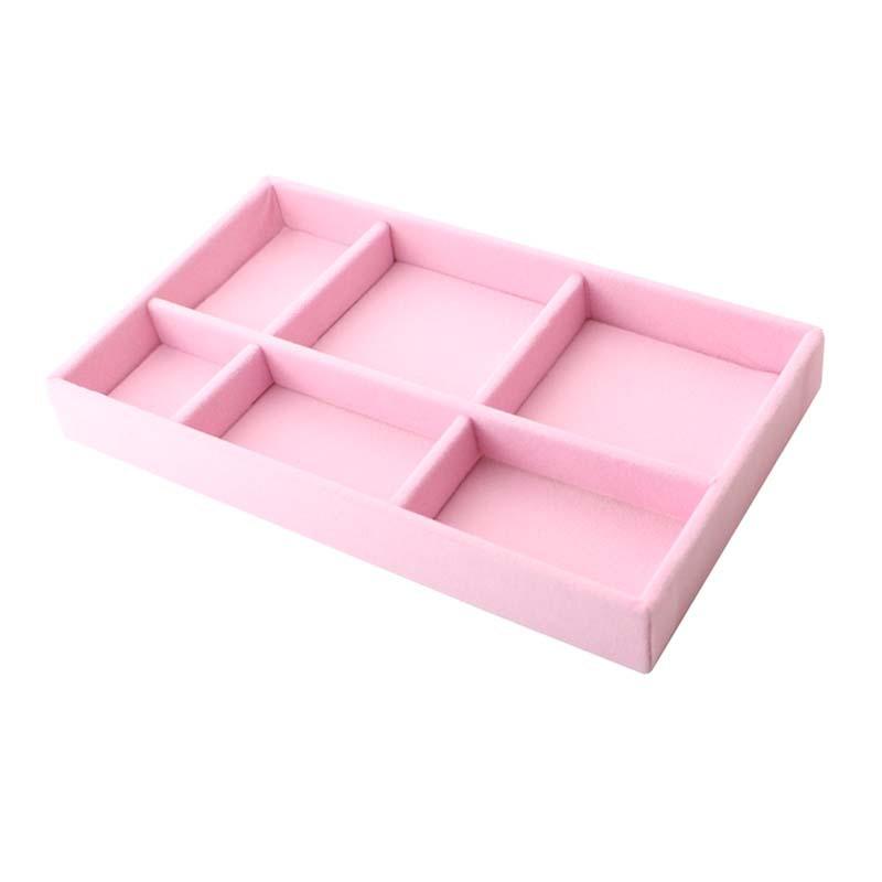 SPGIE Soft Velvet Stackable Jewelry Tray Case Jewelry Display Storage