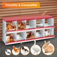 thumbnail image 2 of Cherish Chicken Nesting Box, Easy Egg Collection Large Vented Holes Chicken Coop Equipment with Vented Holes, Heavy Duty Chicken Nesting Boxes for Hens, Rabbits, Ducks, 2 of 8