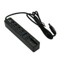thumbnail image 4 of Tholdsy Cable Hub USB 2.0 6 puertos Divisor de cable Adaptador de cable de alimentación de computadora de alta velocidad con lector de tarjetas TF SD, Type2 NO2, 4 of 6