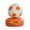 Orange, variant on FastXmas Ceramic Rotating Soccer Ball Desk Decoration, Office Stress Relief Spinners Desktop Ornament Interactive Gift For Office Home Workspace Decor(Orange)