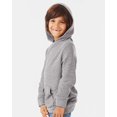 thumbnail image 2 of 9595GF Hanes Alternative Youth Challenger Hooded Sweatshirt - Eco Grey - M, 2 of 5