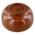 thumbnail image 3 of BUYISI Wooden Bowl Japanese Wood Rice Soup Bowl Salad Bowl Food Container Large Small Bowl For Kids Kitchen Tableware 16CM, 3 of 5
