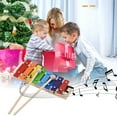 thumbnail image 4 of 8 Keys Compact Size Xylophone Glockenspiel with Wooden Mallets Percussion Musical Instrument Toy Gift for, 4 of 8