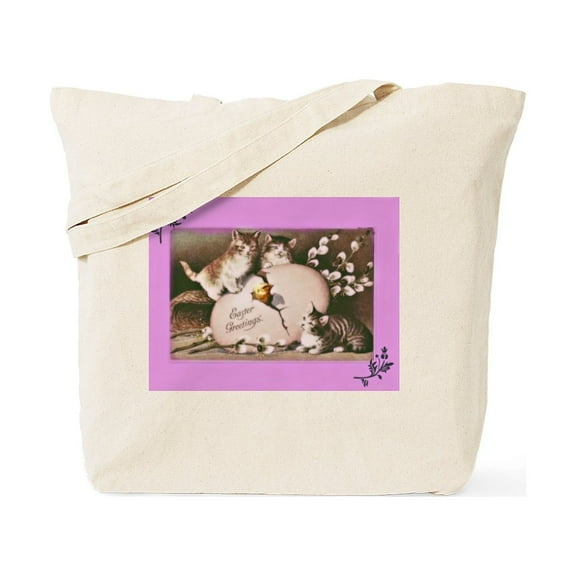 CafePress - Easter Kittens Tote Bag - Unisex Canvas Tote Bag, Beige, 1-Piece