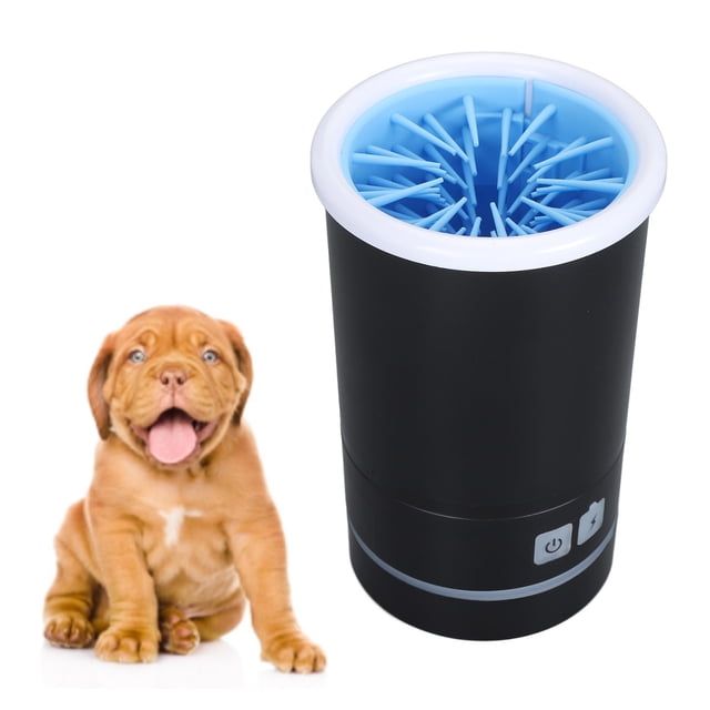 Automatic Dog Cleaner, Soft Bristles Electric Washer USB Rechargeable Portable Cleaner Cup, Dog Foot Cleaning Machine for Small to Medium Dogs Cats