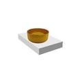 thumbnail image 2 of Scotch 16" Round Decorative Gold Vessel Glass Sinks With 30" White Base, 2 of 7