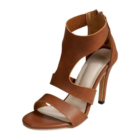 

PEASKJP Summer Sandals for Women Trendy Women s Rest Terra Toe Post Backstrap Sandal Supportive Orthotic Sandals Comfort with Arch Support (Brown 7.5)