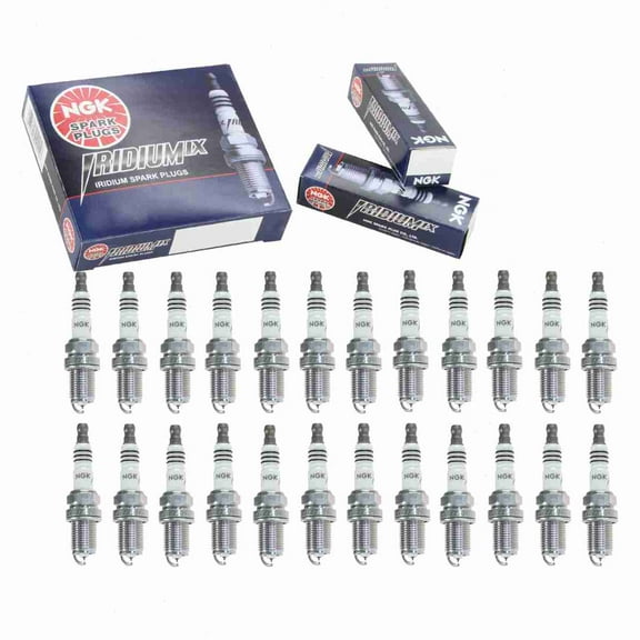 24 pc NGK Iridium IX Spark Plugs compatible with Mercedes-Benz S65 AMG 6.0L V12 2006-2020