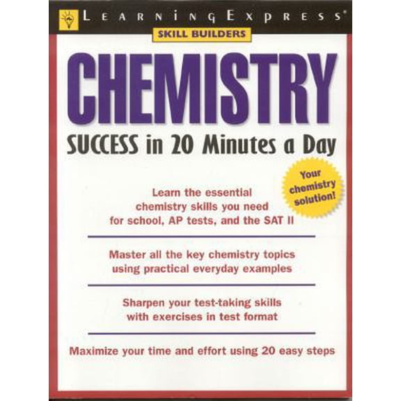 Pre-Owned Chemistry Success in 20 Minutes a Day (Paperback) 1576854841 9781576854846