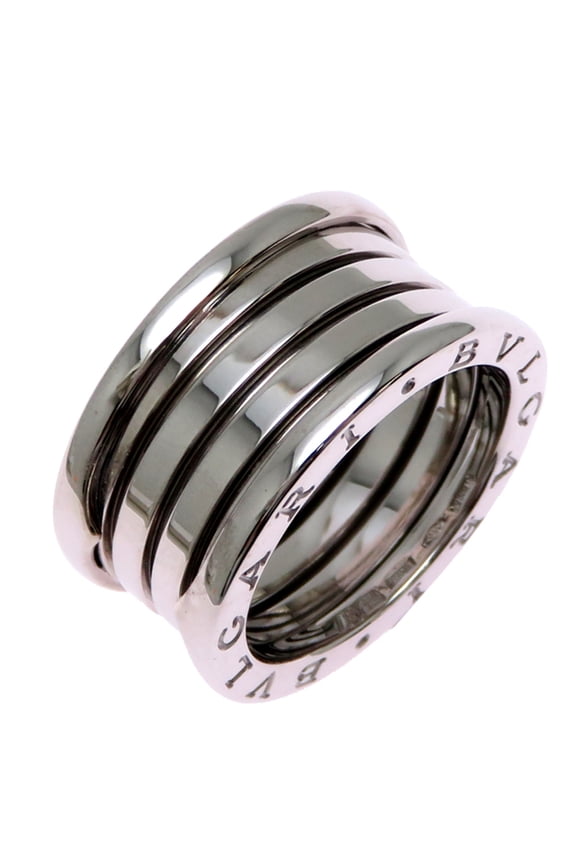 Pre-Owned Bvlgari B-zero1 #57 Women's/Men's Ring, 750 White Gold
