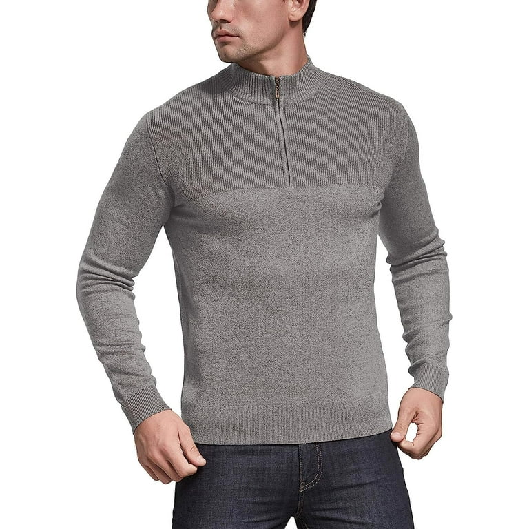 Mens slim sweaters hot sale
