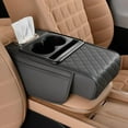 thumbnail image 1 of Coussin d'Accoudoir de Console Auto avec Support à 2 Tasses Coussin de Dossier de Console U9z5, 1 of 1