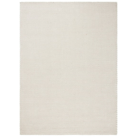 SAFAVIEH Salem Corynn Solid Cotton Area Rug, Beige/Ivory, 8' x 10'