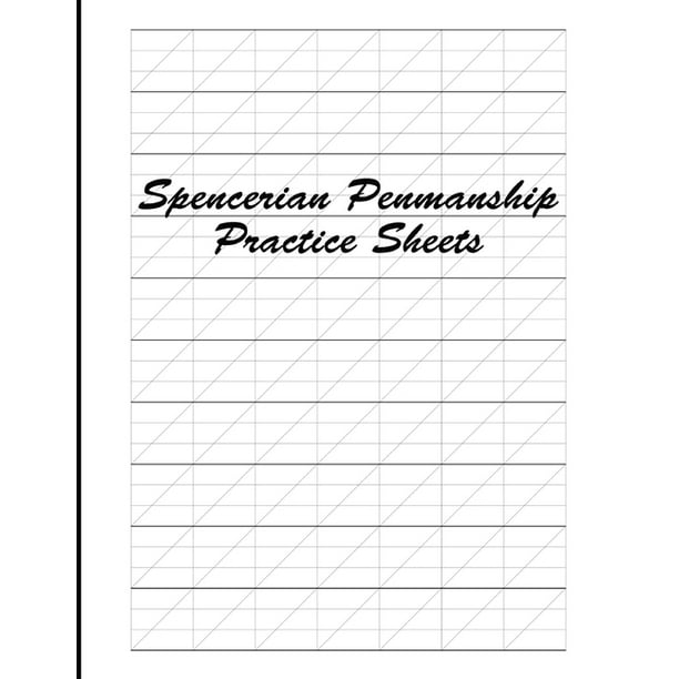 Spencerian Penmanship Practice Sheets Cursive Style Handwriting