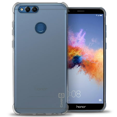 CoverON Huawei Honor 7X / Mate SE Case, FlexGuard Series Soft Flexible Slim Fit TPU Phone Cover