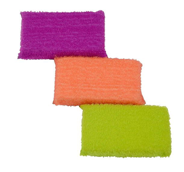 Casabella Scrub Sponges, Assorted Colors, 3 ct - Walmart.com