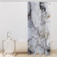 thumbnail image 2 of Marble Waterproof Bathroom Curtains Set with Hook, Printed Shower Curtain Set for Bathroom Decoration, 2 of 5