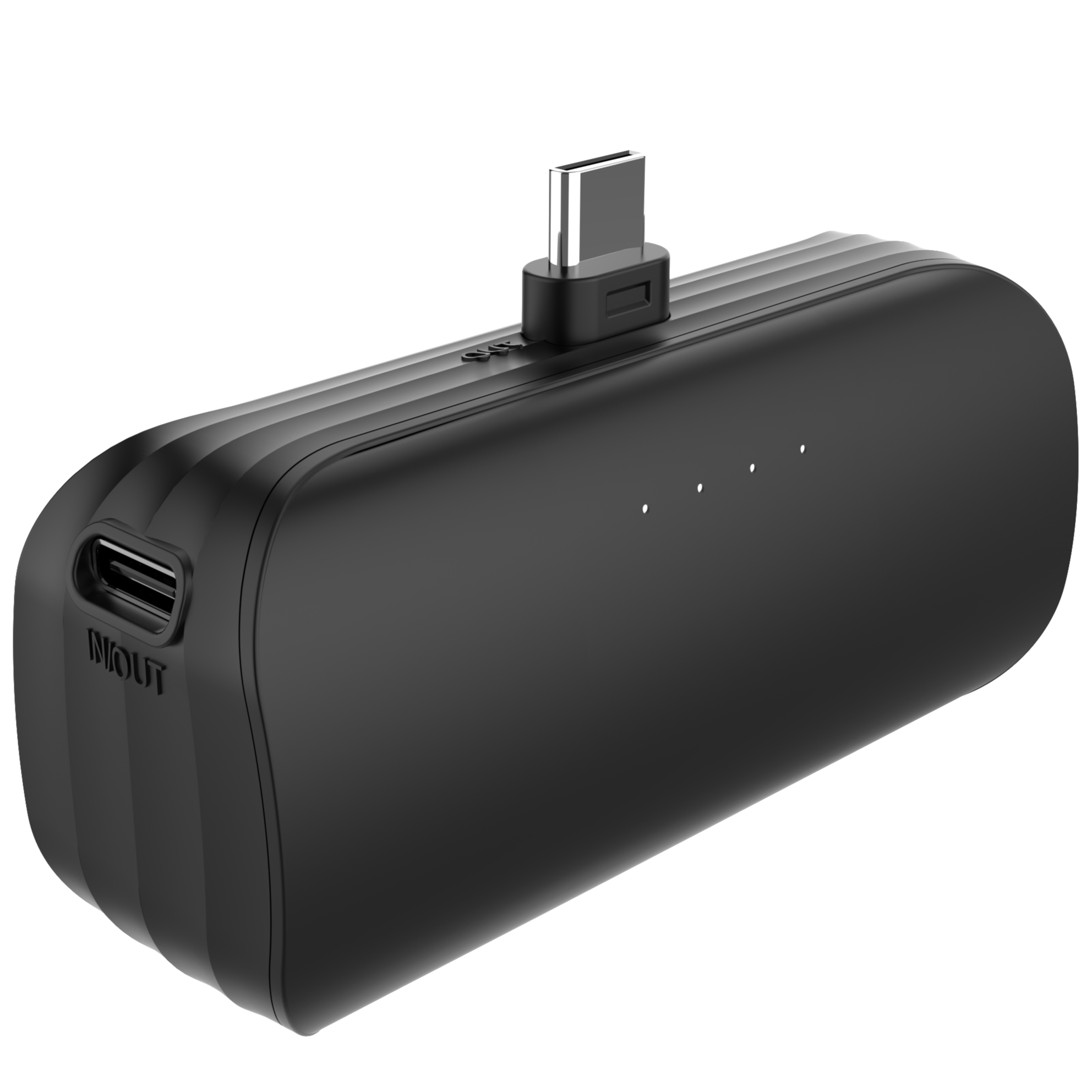 Batería portátil compacta onn de 5000mAh con USB-C, negro 2