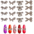 thumbnail image 1 of 12 piezas de diamantes de imitación de aleación con lazo para uñas, kit de lazos para uñas, cristales para uñas acrílicas, joyas, diamantes de imitación, decoración de uñas, 1 of 6