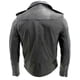 thumbnail image 3 of Men's Black Brando Leather Biker Jacket Abc, 3 of 5