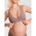 thumbnail image 3 of Sostén MOMANDA Sin Aros para Lactancia y Maternidad Marrón Talle S, 3 of 6