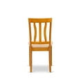 thumbnail image 6 of Set of 2 Chairs ANC-OAK-C Antique Dining Chair Cushion Seat with Oak Finish, 6 of 9