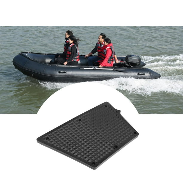 Placa de espejo de popa perfecl L negro PVC