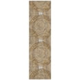 thumbnail image 2 of Addison Rugs Chantille Indoor/Outdoor Transitional Geometric Gold Machine Washable Runner Rug, 2'3" x 7'6", 2 of 8