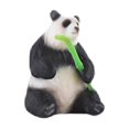 thumbnail image 1 of Pandas de resina en miniatura, pequeños pandas, modelo 1/64, linda decoración para el hogar, flores y plantas. Estilo D, 1 of 9