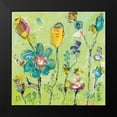 thumbnail image 2 of Day, Kellie 20x20 Black Modern Framed Museum Art Print Titled - Doodle Garden, 2 of 5