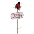 thumbnail image 4 of Northlight Ladybug Crossing Metal Outdoor Garden Stake - 23", 4 of 6