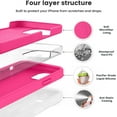 thumbnail image 2 of PIOE-Compatible with iPhone 12 Case/iPhone 12 Pro Case, Liquid Silicone Upgrade [Soft Anti-Scratch Microfiber Lining] [Shockproof Drop Protection] Phone Case 6.1 inch - Hot Pink, 2 of 4