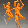 thumbnail image 2 of Moyic Muñeca Kun hecha a mano con articulaciones móviles, elección de regalo, juguetes cognitivos científicos para niños, estilo único pinturas mujer naranja, 2 of 6