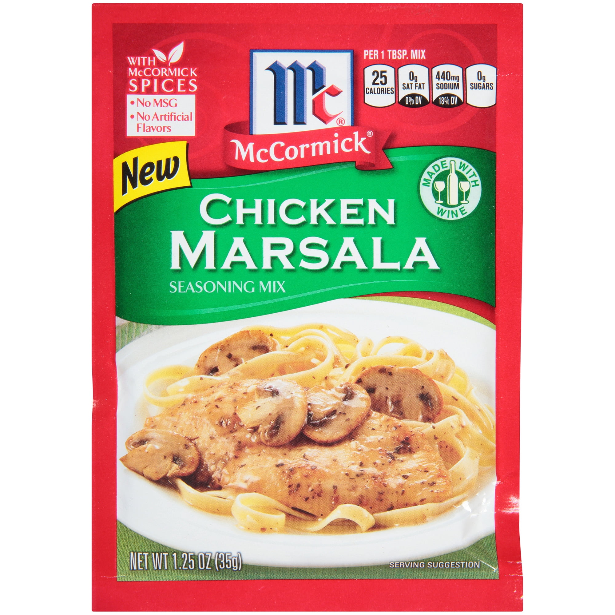 McCormick Chicken Marsala Seasoning Mix, 1.25 oz