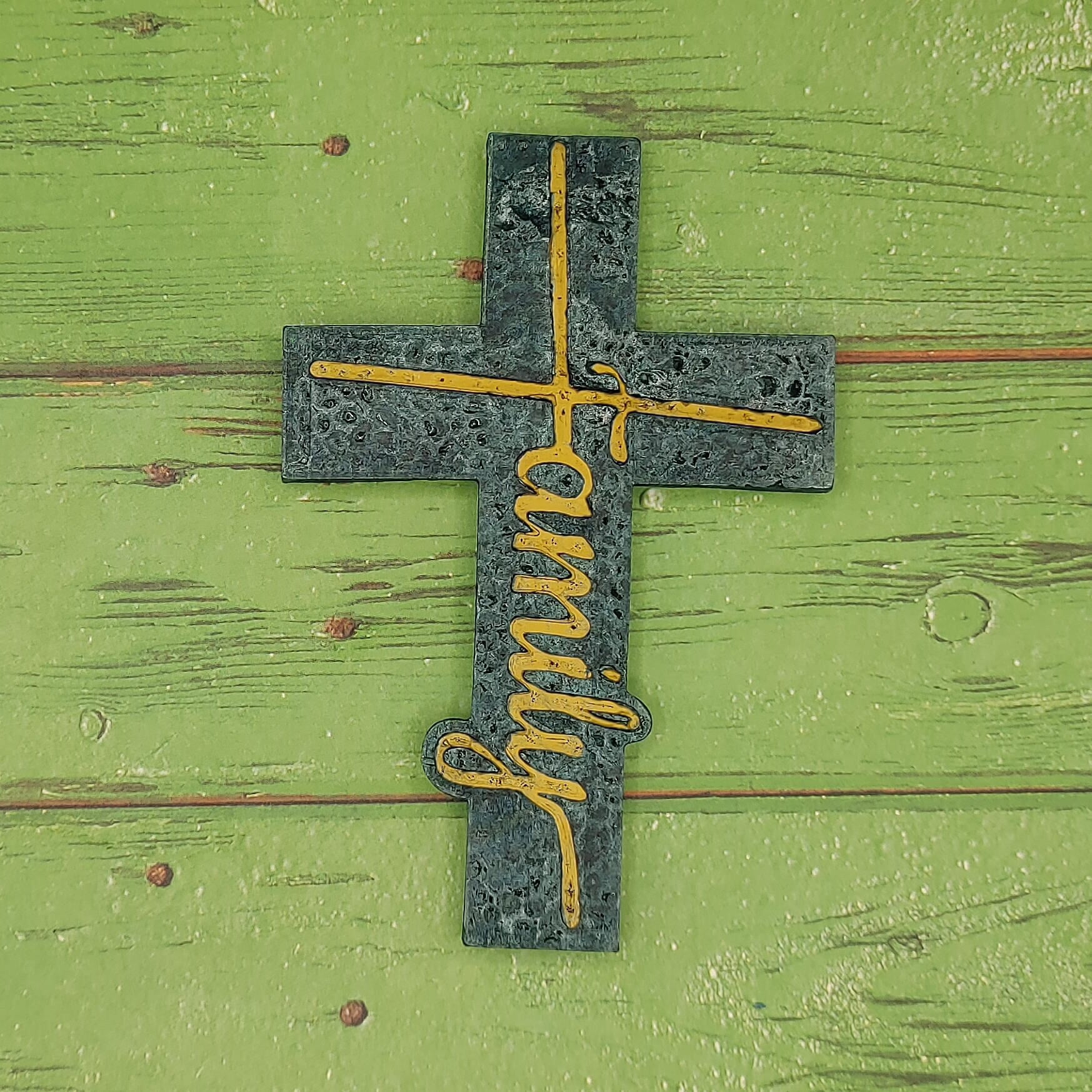 Family Cross Silicone Freshie Mold