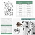 thumbnail image 6 of Black Grey Botanical Balloon Curtains 63 Inch Length for Living Room/Bedroom, Watercolor Spring Floral Summer Leaf Rod Pocket Privacy Door Curtains Decorative Tie Up Shade for Window 52"x63", 6 of 8