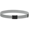 thumbnail image 4 of Falari Canvas Web Belt Adjustable Size Cut to Fit Golf Belt Flip Top Black Buckle - Light Grey, 4 of 7