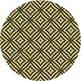 thumbnail image 1 of Ahgly Company Machine Washable Indoor Round Transitional Midnight Gray Area Rugs, 7' Round, 1 of 7