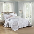 thumbnail image 3 of 3-Piece 100% Cotton Christmas Tree Oversized Bedspread Set Coverlet Set Lightweight Quilt Set TC 133, 3 of 10