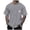 Grey, variant on Krdevn Men's Half Sleeve Oversized T Shirt Letter Print Round Neck Short Sleeve,XXL